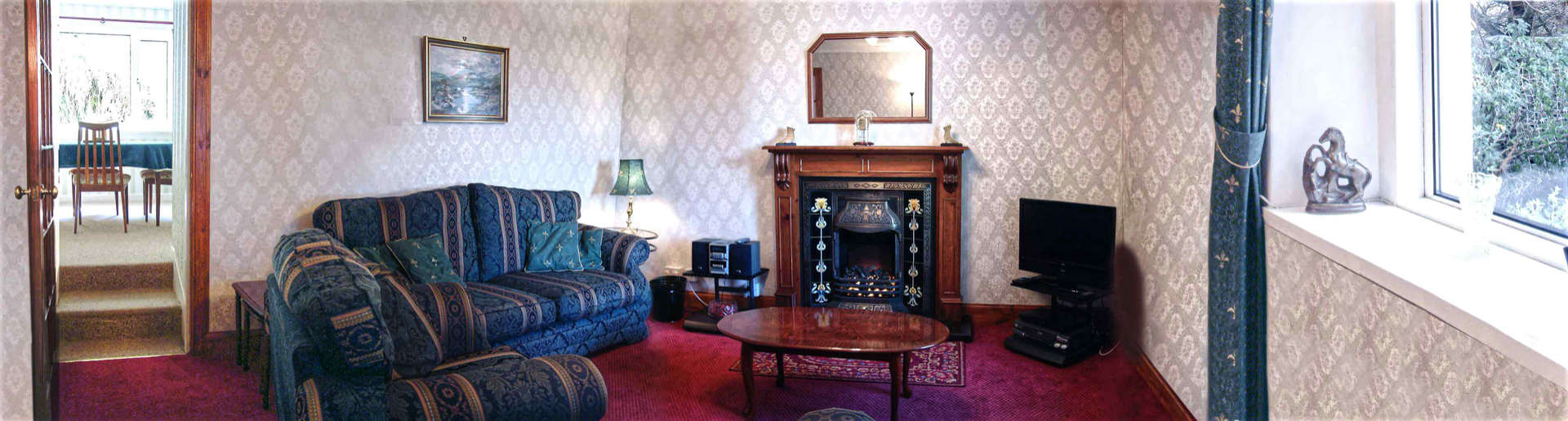 The lounge at Airdaniar Cottage in Applecross