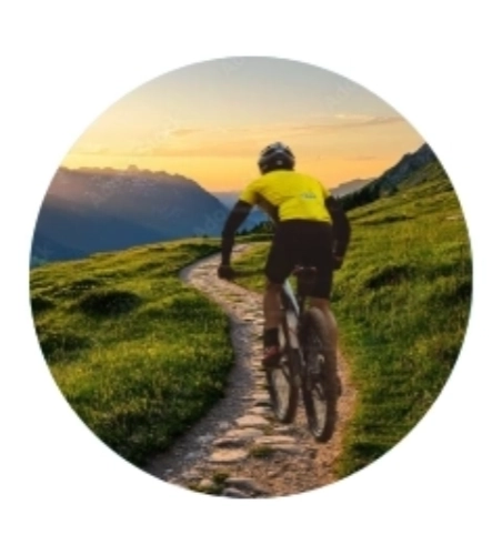 mountain biking