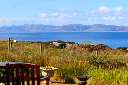 The view of the Islands from the patio